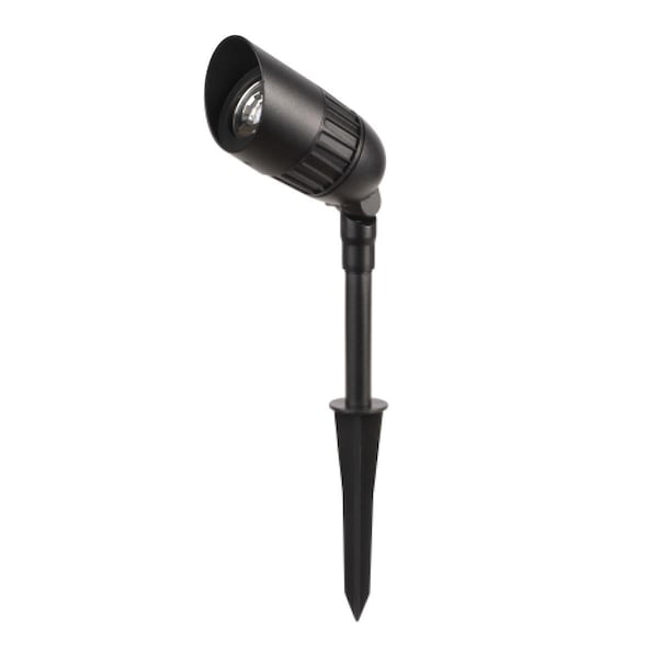 Fusion Products 250 Lumens Black Metal & Plastic Glass Spotlight 113941 - main